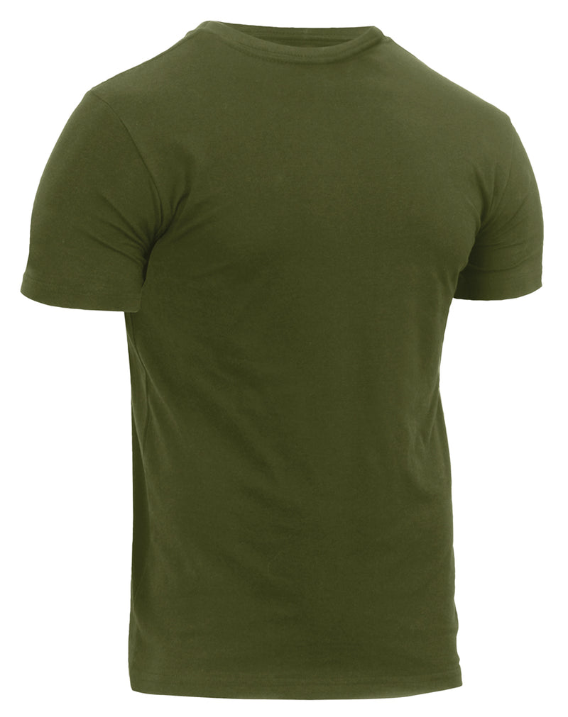 Rothco Athletic Fit Solid Color Military T-Shirt