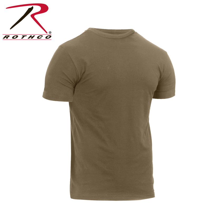 Rothco Athletic Fit Solid Color Military T-Shirt