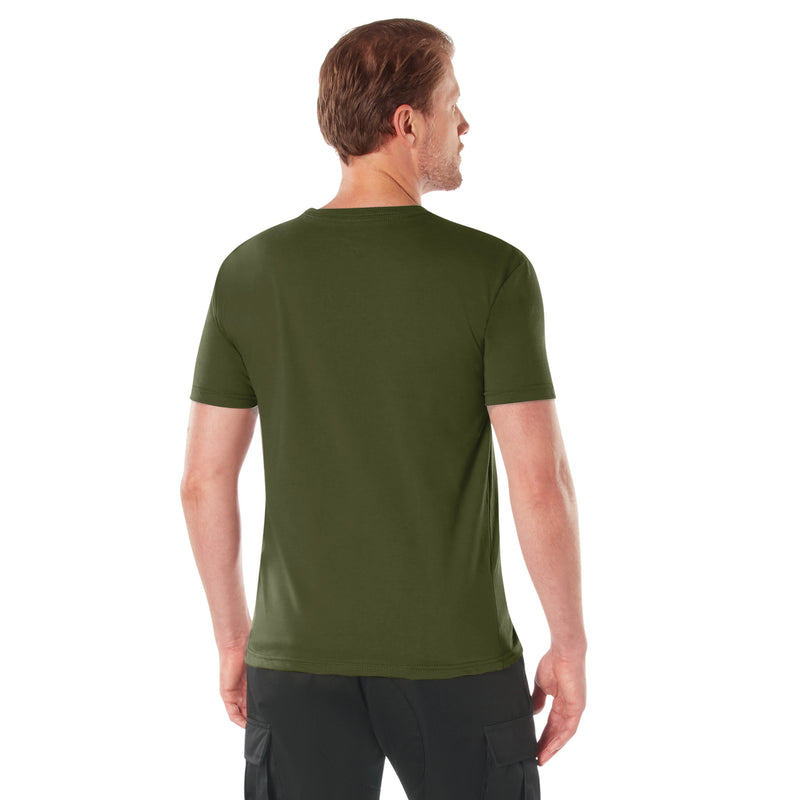 Rothco Athletic Fit Solid Color Military T-Shirt