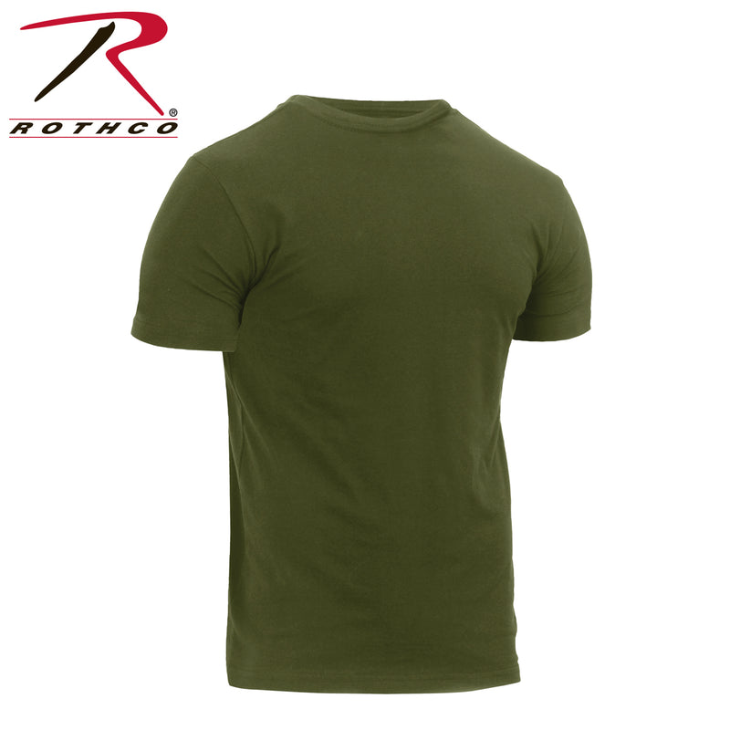 Rothco Athletic Fit Solid Color Military T-Shirt