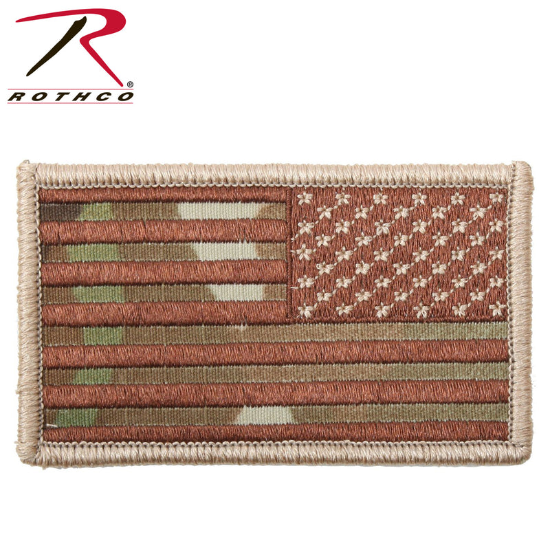 Rothco American Flag Patch - Hook Back