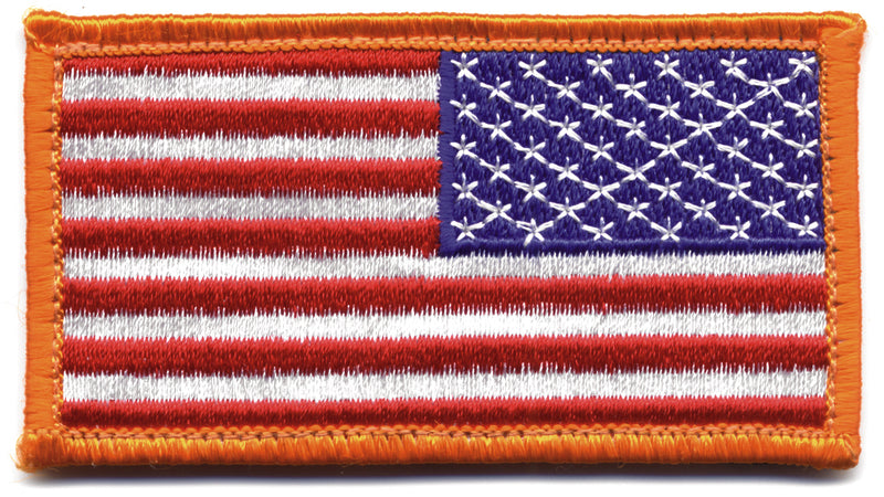 Rothco American Flag Patch - Hook Back