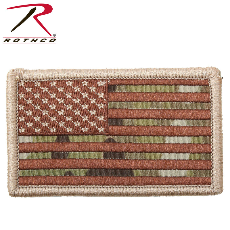 Rothco American Flag Patch - Hook Back