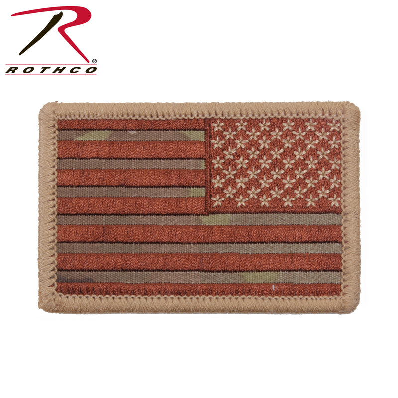 Rothco Iron On / Sew On Embroidered US Flag Patch