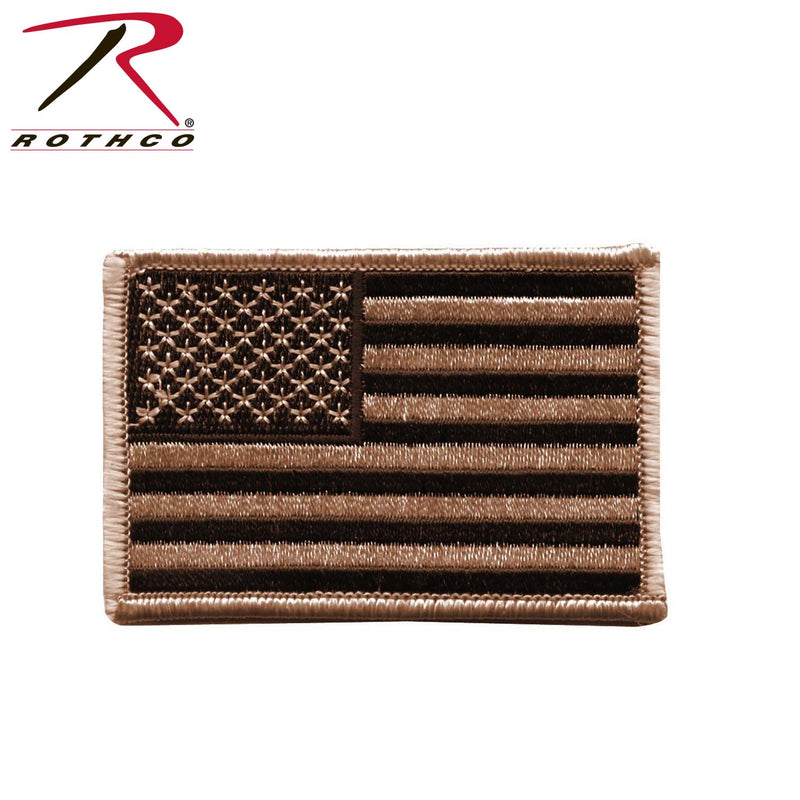 Rothco Iron On / Sew On Embroidered US Flag Patch