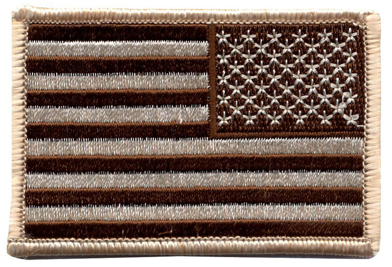 Rothco Iron On / Sew On Embroidered US Flag Patch