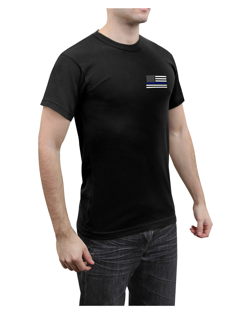 Rothco Thin Blue Line America Map T-Shirt