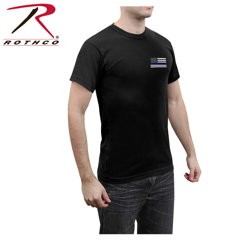 Rothco Thin Blue Line America Map T-Shirt