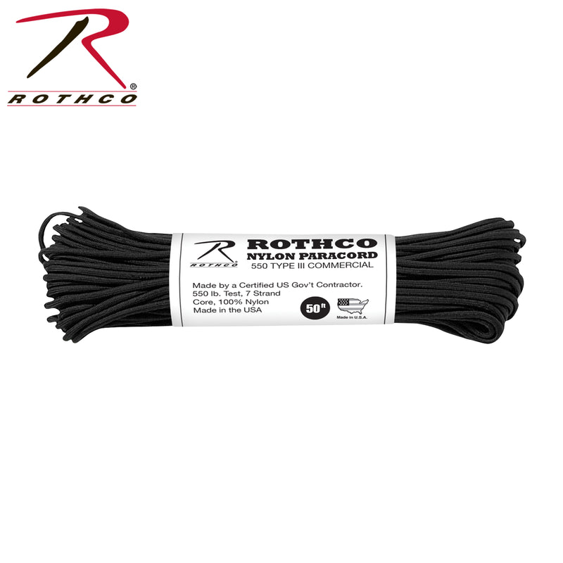 Rothco Nylon Paracord Type III 550 LB 100FT