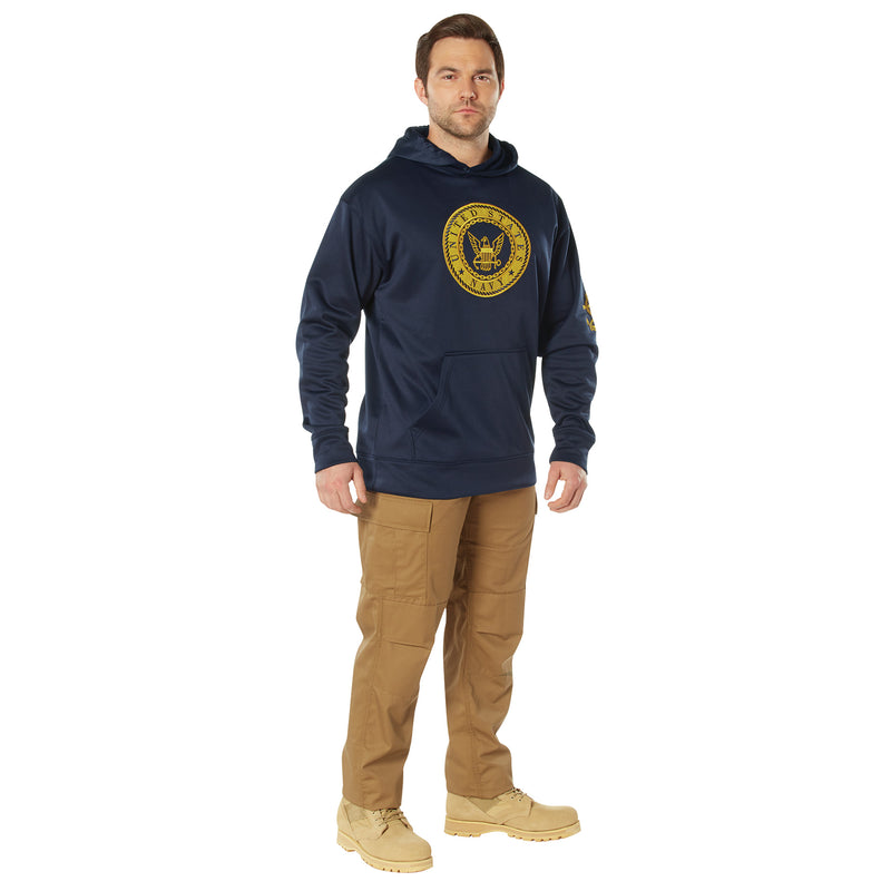 Rothco Navy Emblem Pullover Hooded Sweatshirt