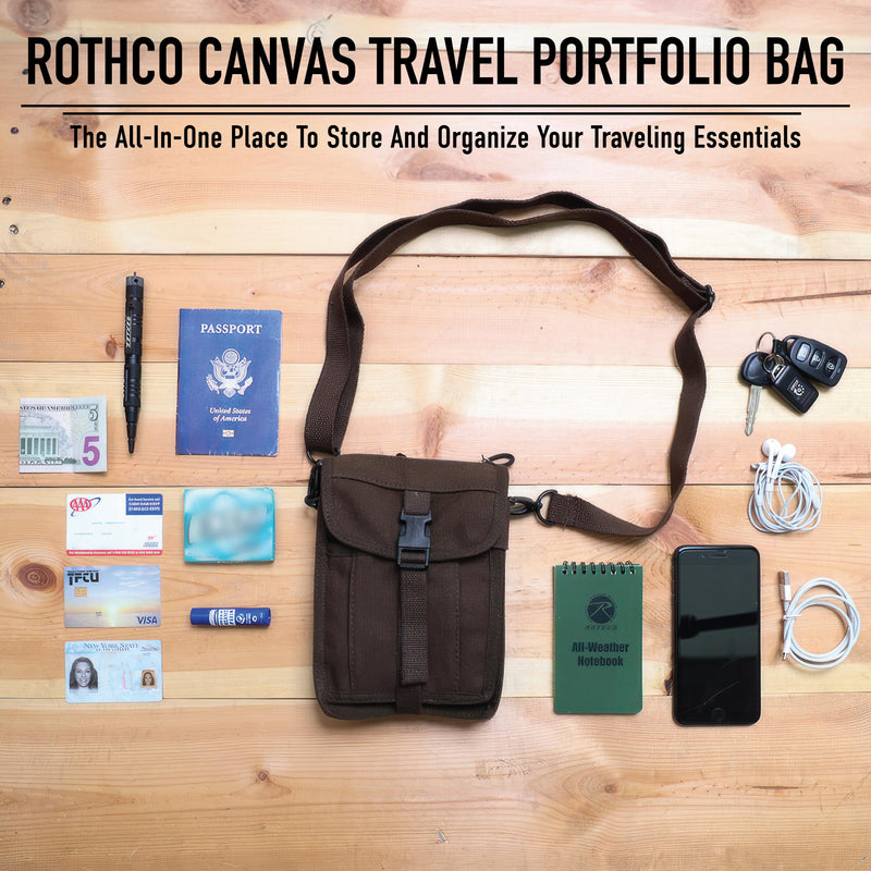 Rothco Canvas Travel Portfolio Bag