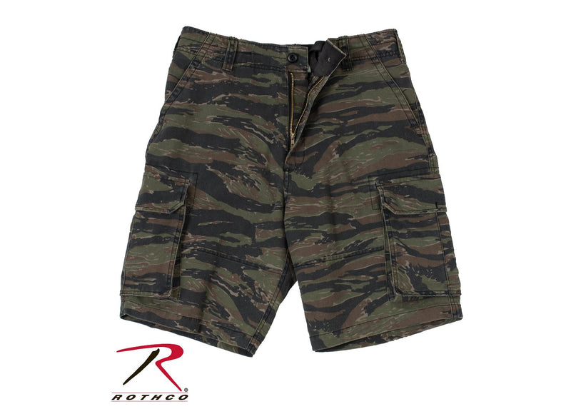 Rothco Vintage Camo Paratrooper Cargo Shorts