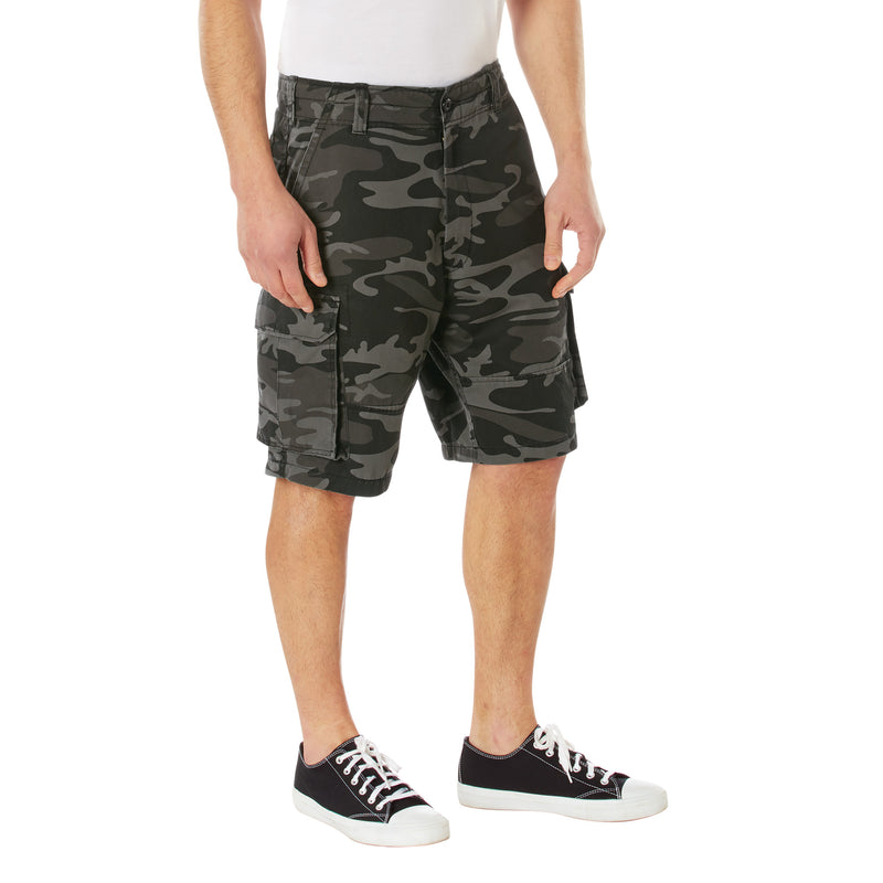 Rothco Vintage Camo Paratrooper Cargo Shorts