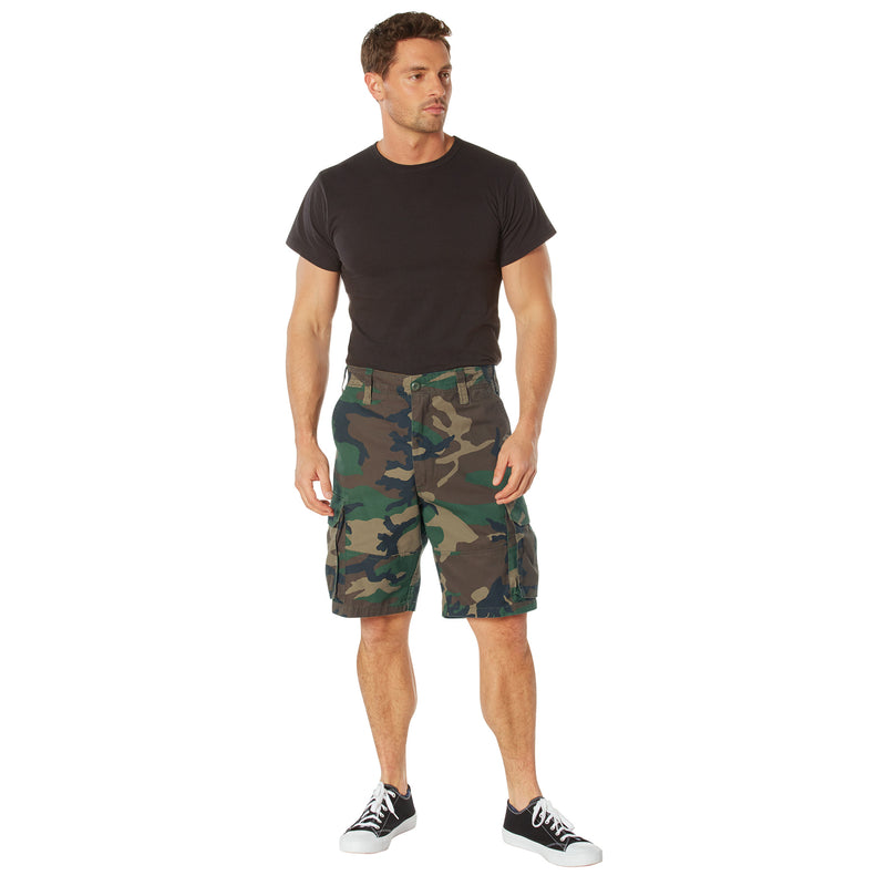 Rothco Vintage Camo Paratrooper Cargo Shorts