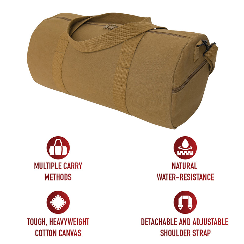 Rothco Canvas Shoulder Duffle Bag - 19 Inch