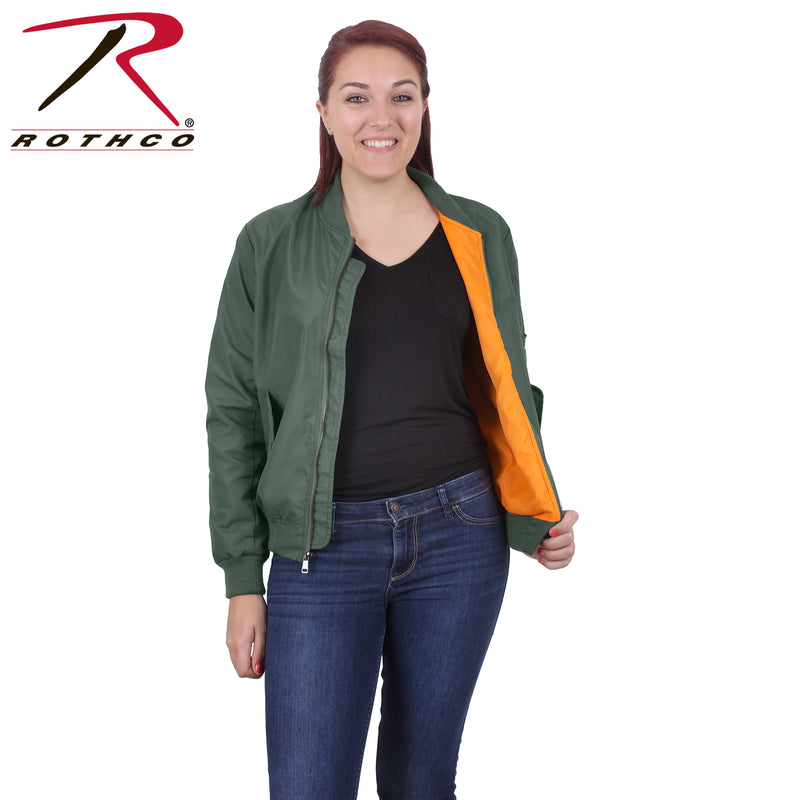 Rothco Womens Lightweight MA-1 Flight Jacket