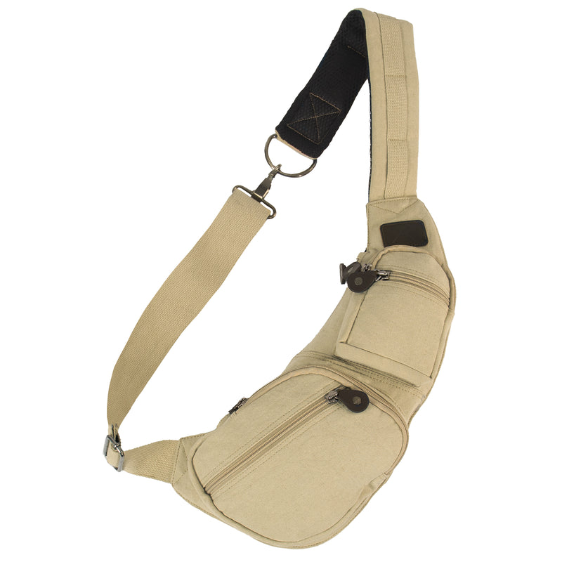 Rothco Crossbody Canvas Sling Bag - Vintage Olive Drab