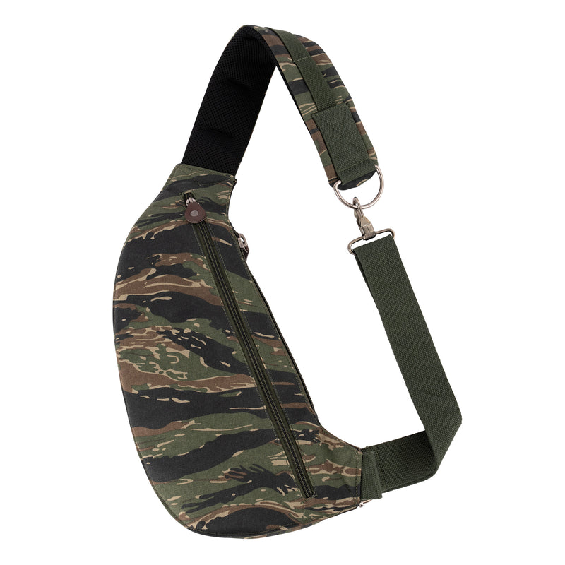 Rothco Crossbody Canvas Sling Bag - Vintage Olive Drab