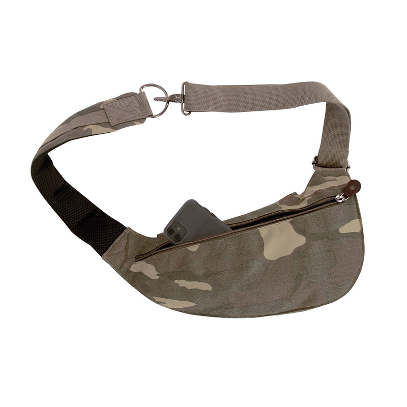 Rothco Crossbody Canvas Sling Bag - Vintage Olive Drab