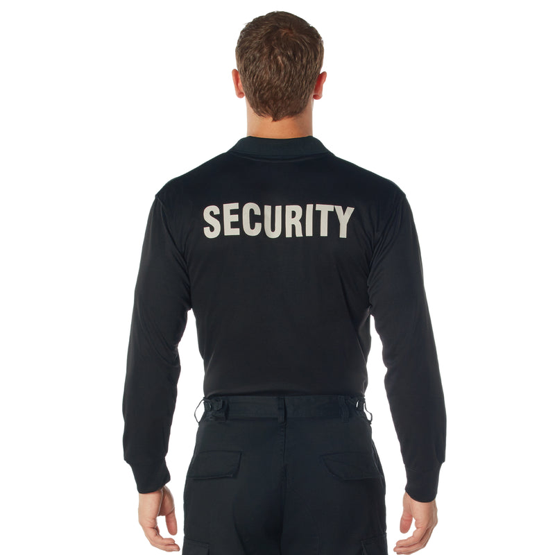 Rothco Moisture Wicking Long Sleeve Security Polo