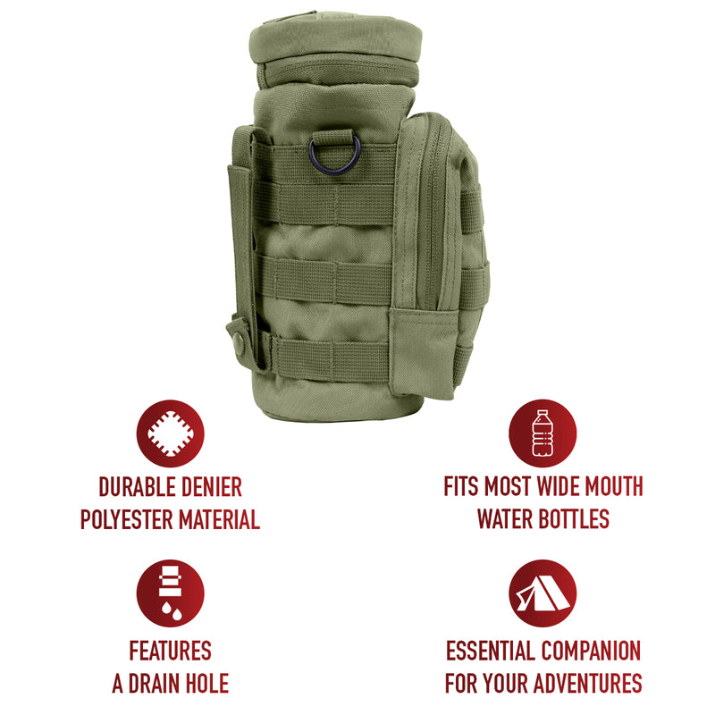 Rothco MOLLE Compatible Water Bottle Pouch