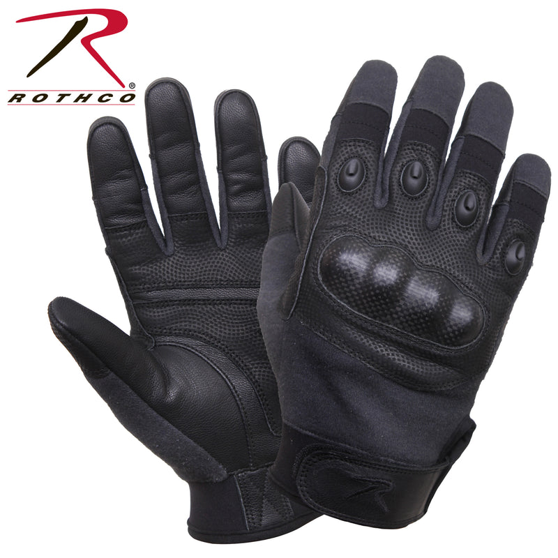 Rothco Carbon Fiber Hard Knuckle Cut/Fire Resistant Gloves