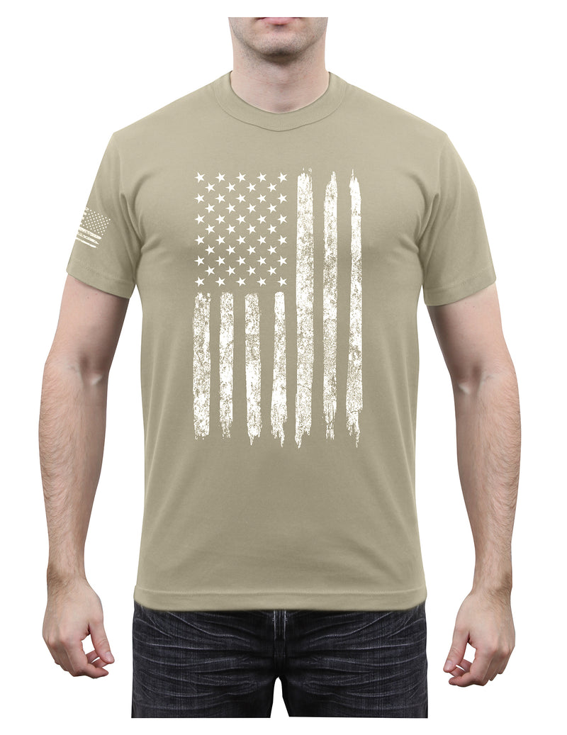 Rothco Distressed US Flag Athletic Fit T-Shirt