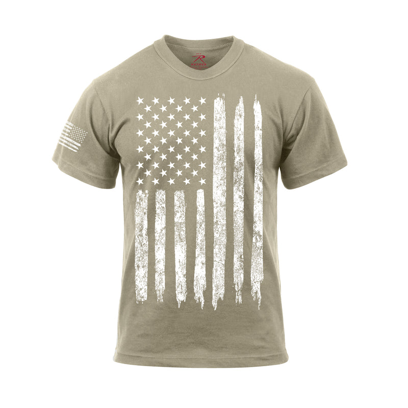 Rothco Distressed US Flag Athletic Fit T-Shirt