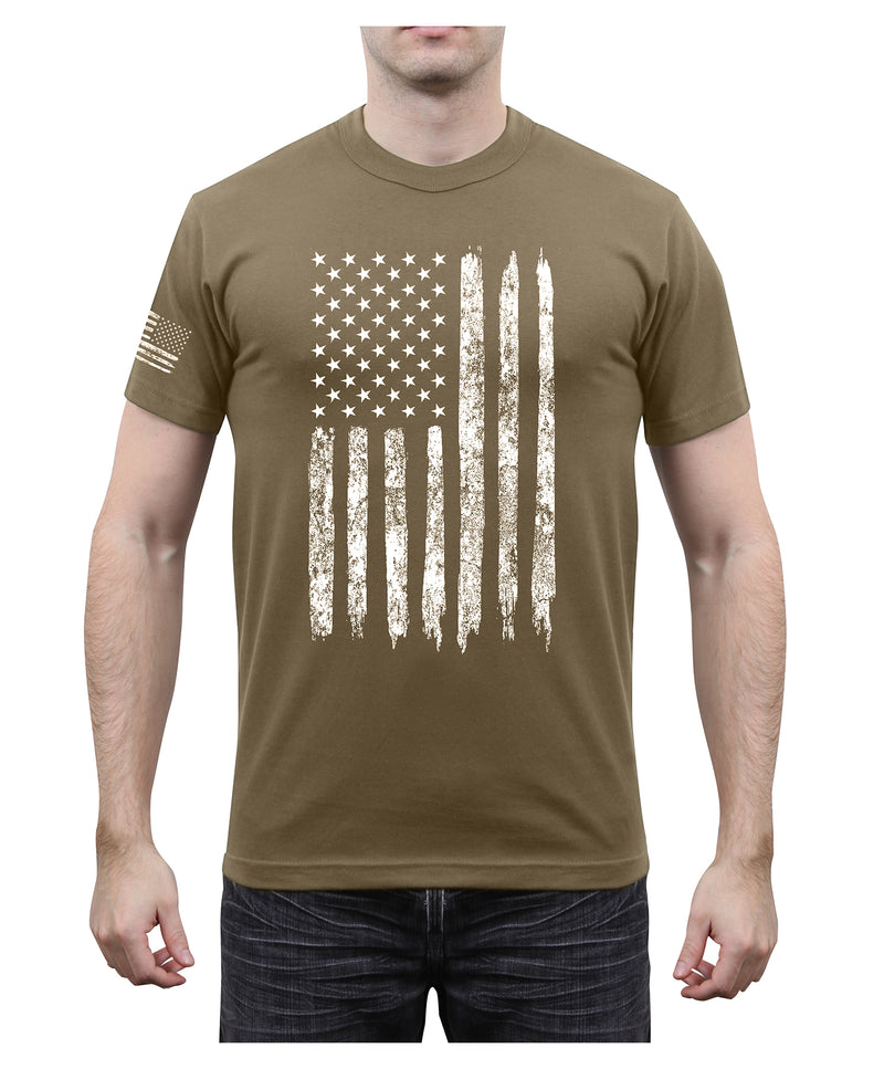 Rothco Camo US Flag Athletic Fit T-Shirt