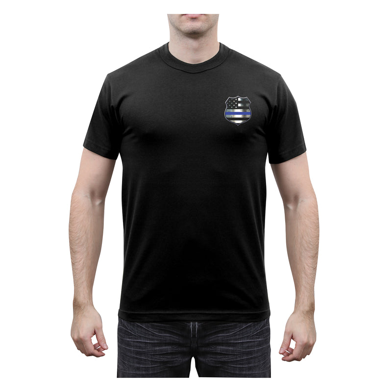 Rothco Thin Blue Line Shield T-Shirt