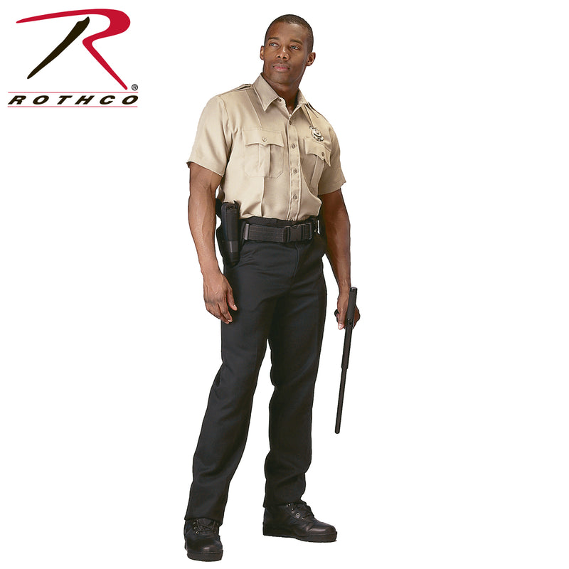 Rothco Short Sleeve Uniform Shirt for Law Enforcement & Security Professionals