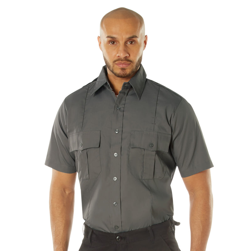 Rothco Short Sleeve Uniform Shirt for Law Enforcement & Security Professionals