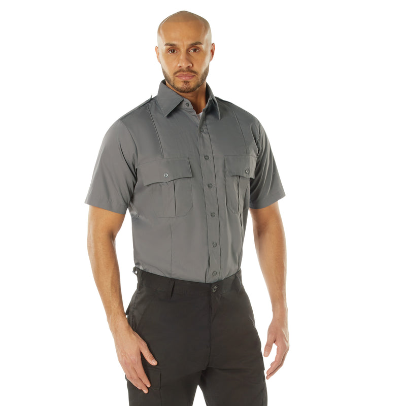 Rothco Short Sleeve Uniform Shirt for Law Enforcement & Security Professionals