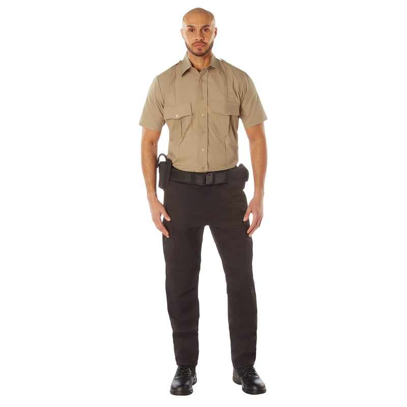 Rothco Short Sleeve Uniform Shirt for Law Enforcement & Security Professionals