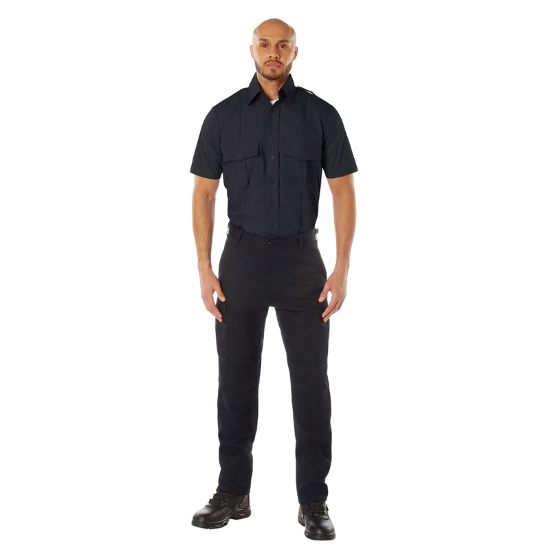 Rothco Short Sleeve Uniform Shirt for Law Enforcement & Security Professionals