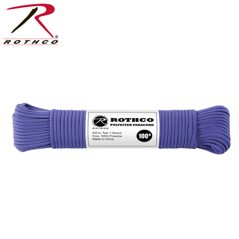 Rothco 550lb Type III Polyester Paracord