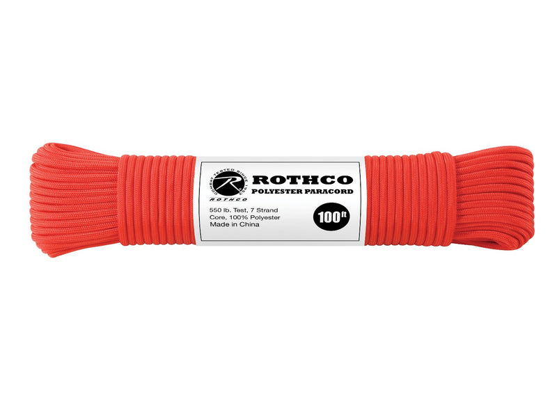 Rothco 550lb Type III Polyester Paracord