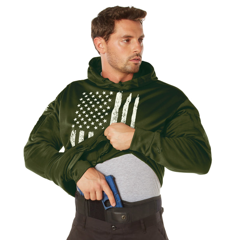 Rothco U.S. Flag Concealed Carry Hoodie