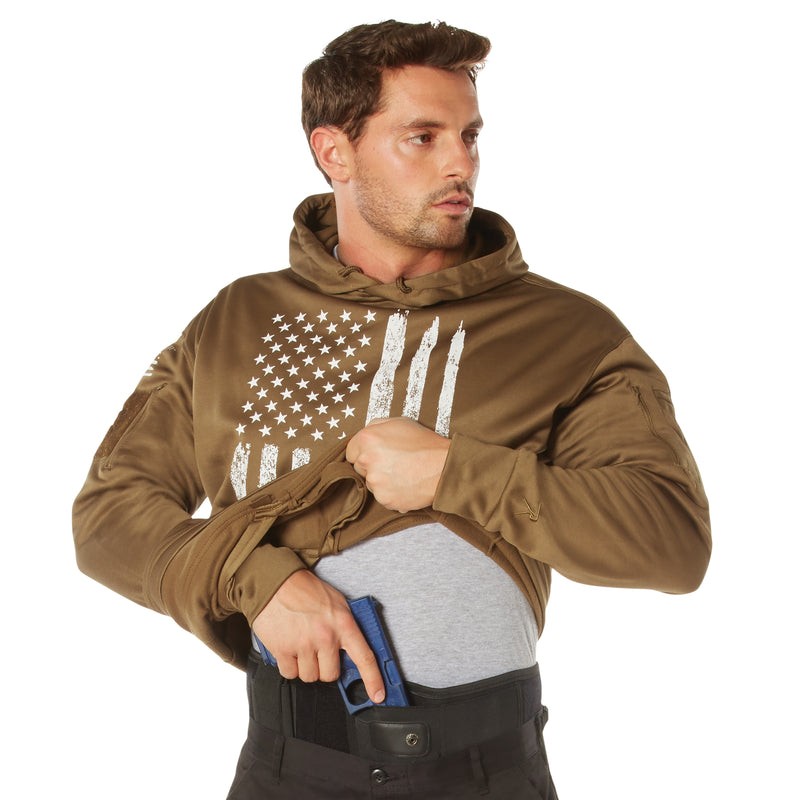 Rothco U.S. Flag Concealed Carry Hoodie