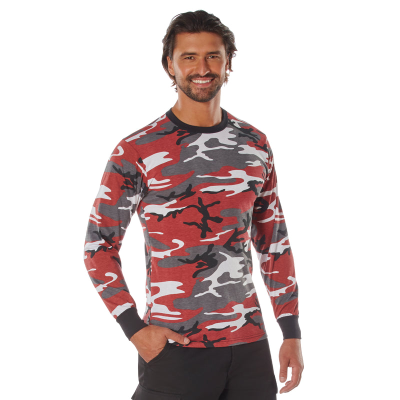 Rothco Long Sleeve Colored Camo T-Shirt