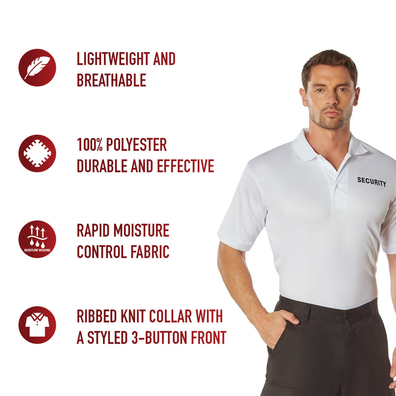 Rothco Moisture Wicking Security Polo Shirt