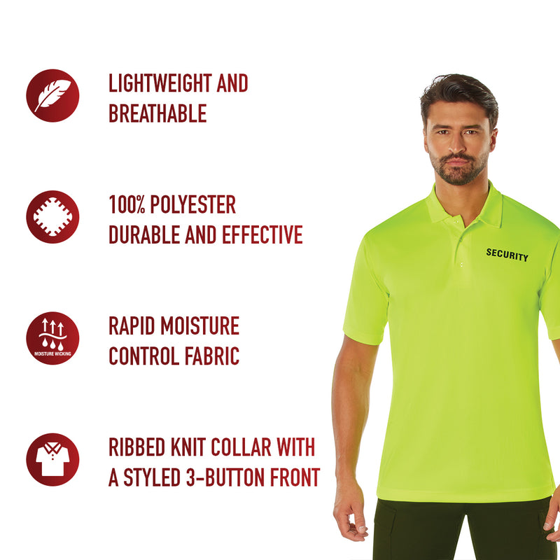 Rothco Moisture Wicking Security Polo Shirt