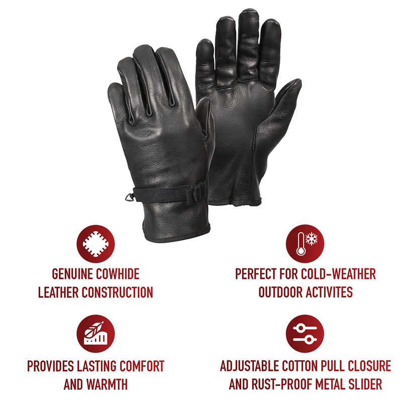 Rothco D3-A Type Leather Gloves