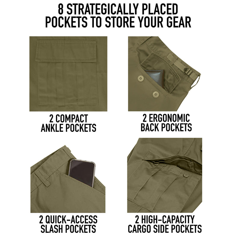 Rothco Vintage Camo Paratrooper Fatigue Pants