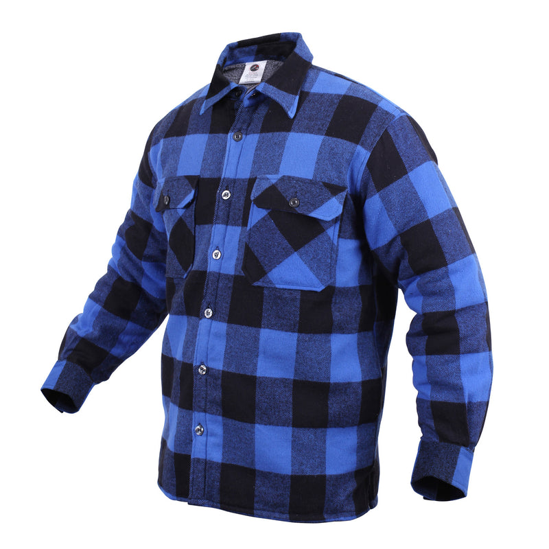 Rothco Extra Heavyweight Buffalo Plaid Sherpa Lined Flannel Shirts