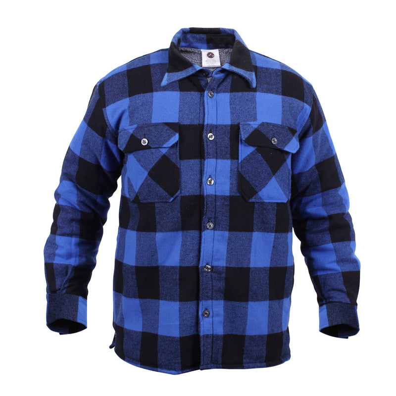 Rothco Extra Heavyweight Buffalo Plaid Sherpa Lined Flannel Shirts