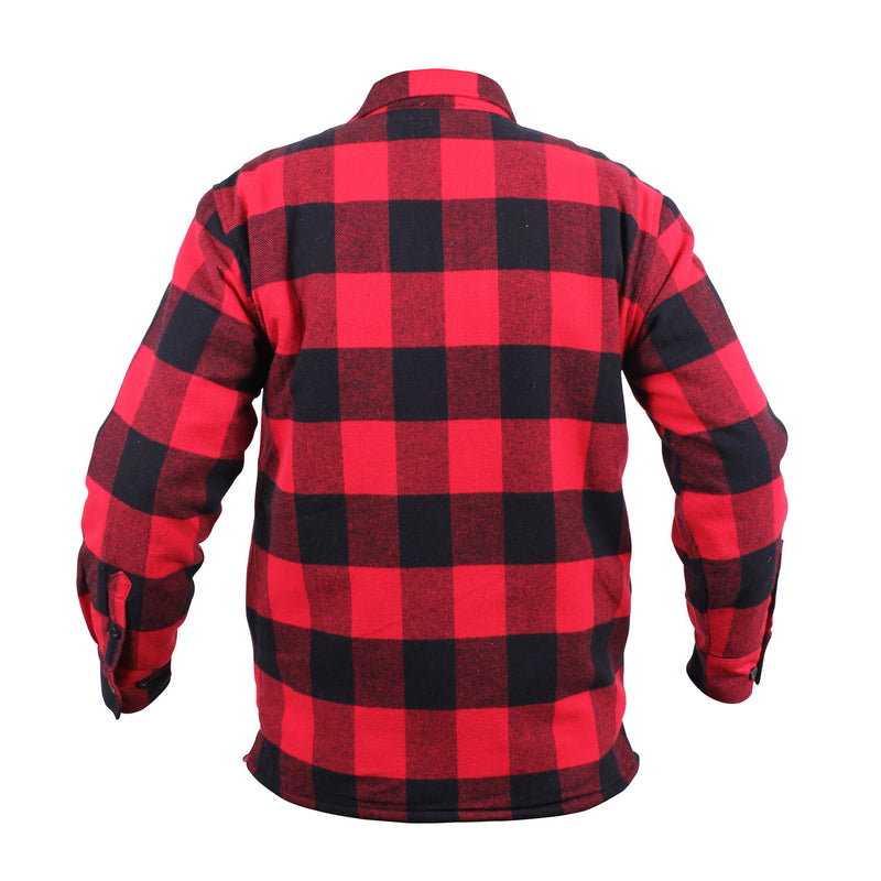 Rothco Extra Heavyweight Buffalo Plaid Sherpa Lined Flannel Shirts