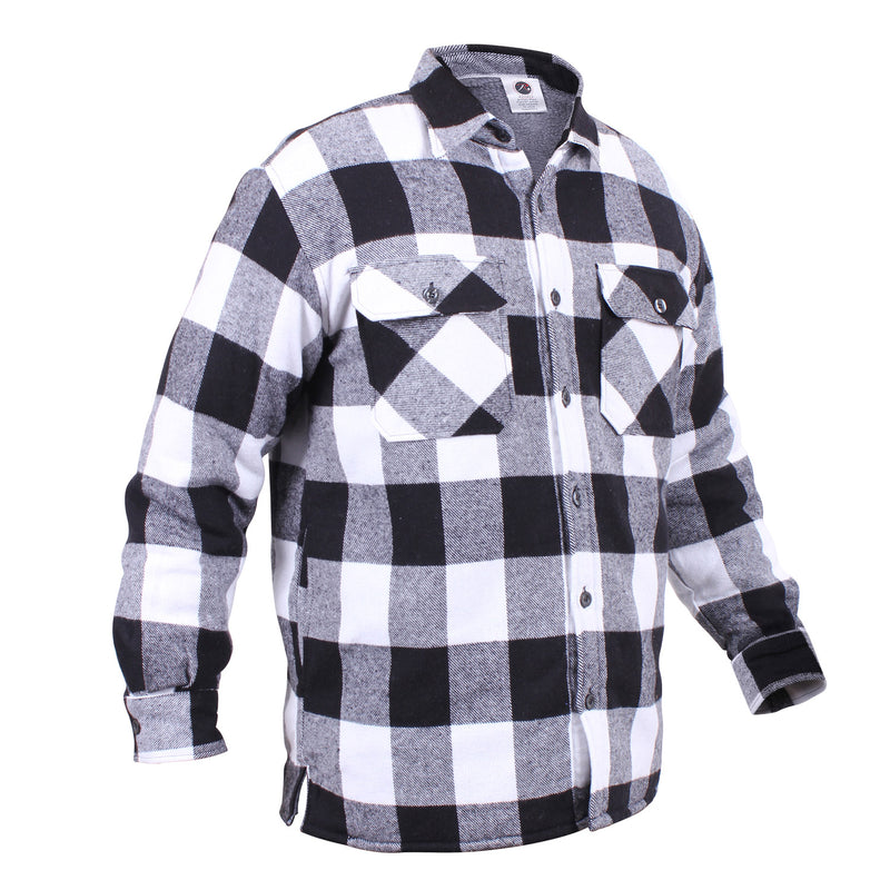 Rothco Extra Heavyweight Buffalo Plaid Sherpa Lined Flannel Shirts