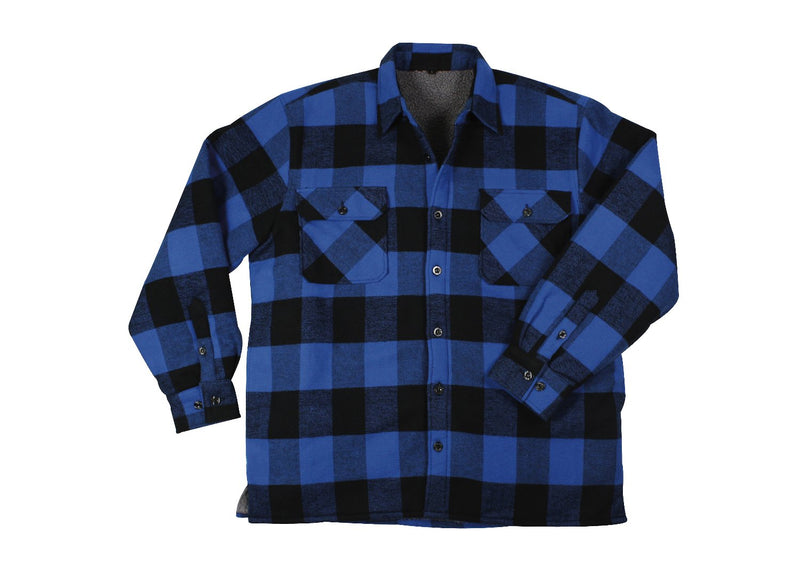 Rothco Extra Heavyweight Buffalo Plaid Sherpa Lined Flannel Shirts