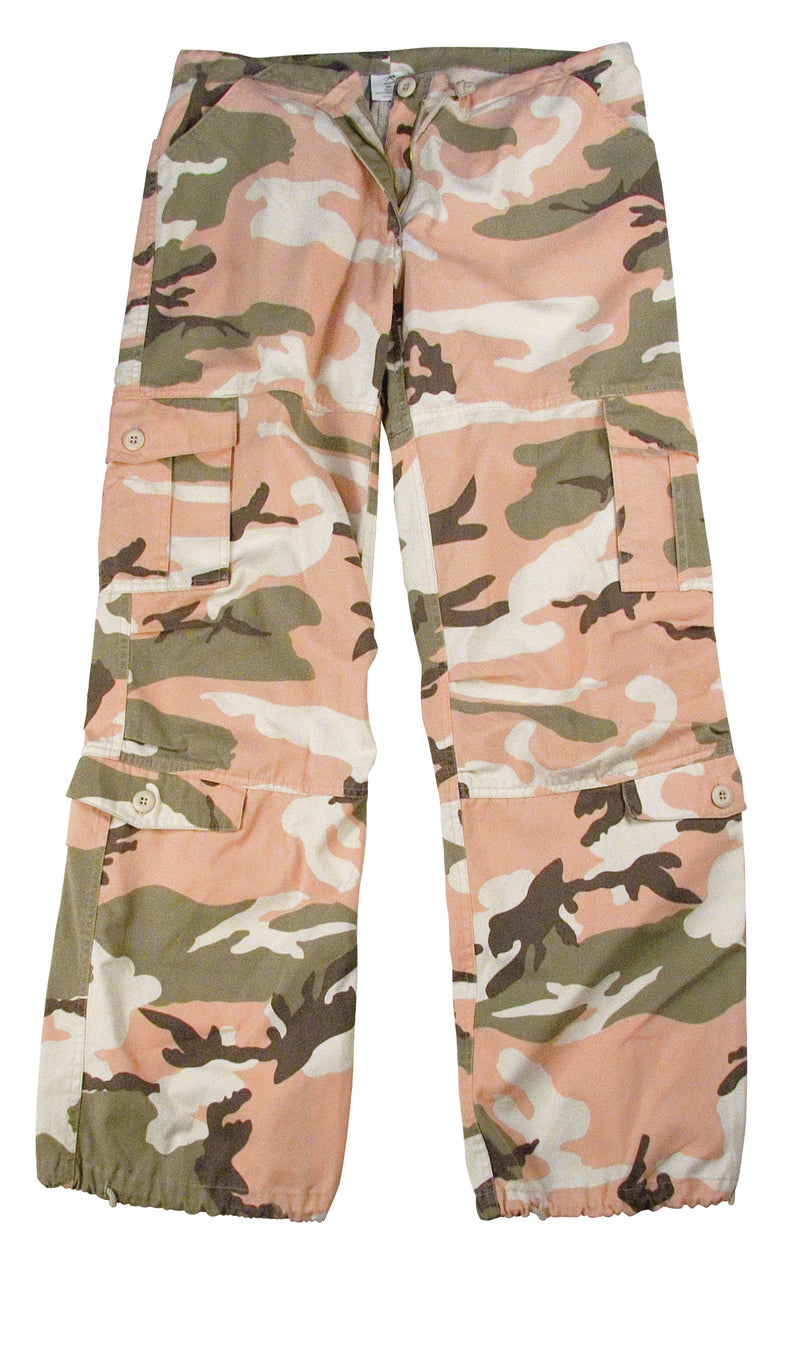 Rothco Women's Camo Vintage Paratrooper Fatigue Pants